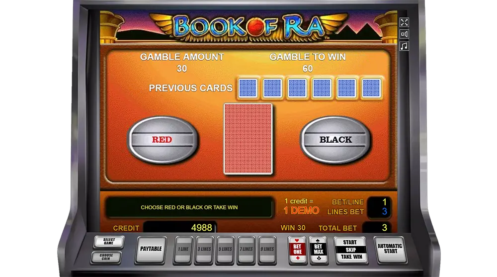 book of ra gamble feature