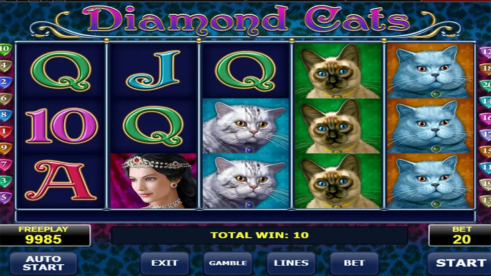 Diamond Cats demo play