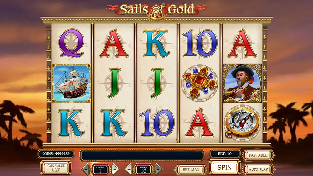 Sails Of Gold demo play