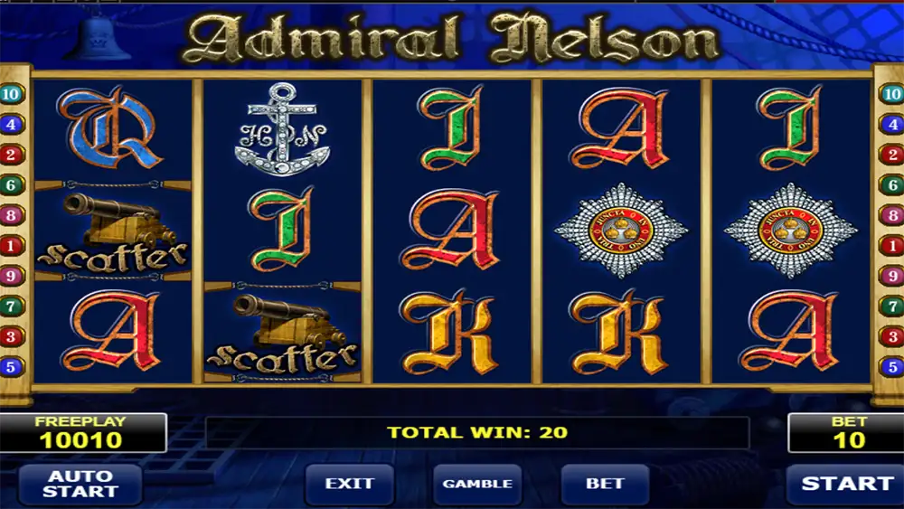 Admiral Nelson demo play