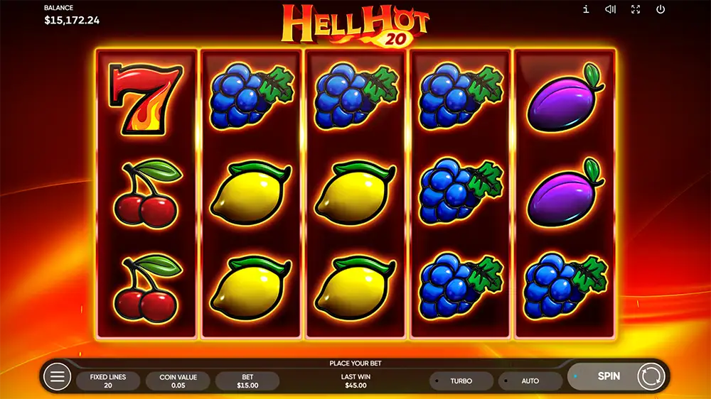 Hell Hot 20 demo play