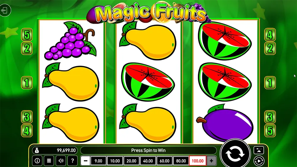 Magic Fruits demo play