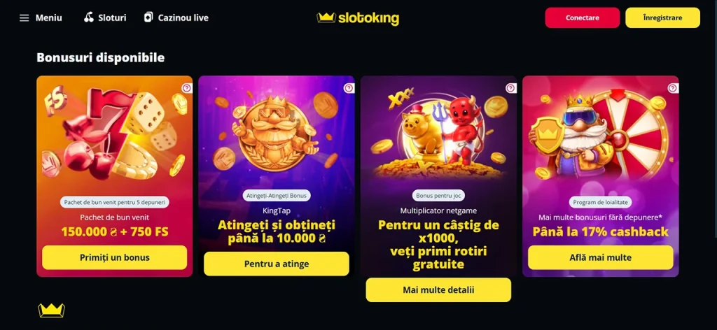 SlotoKing Promoții