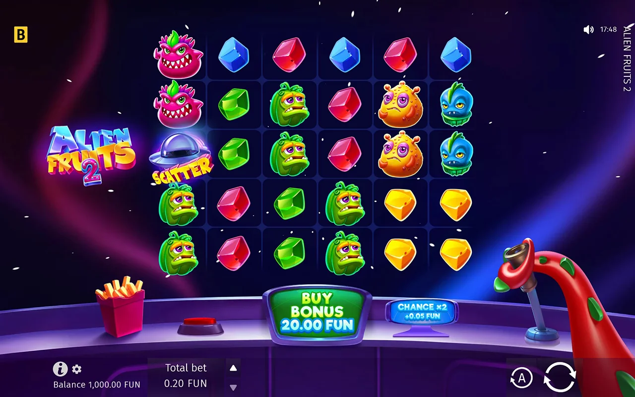 Alien Fruits 2 demo play