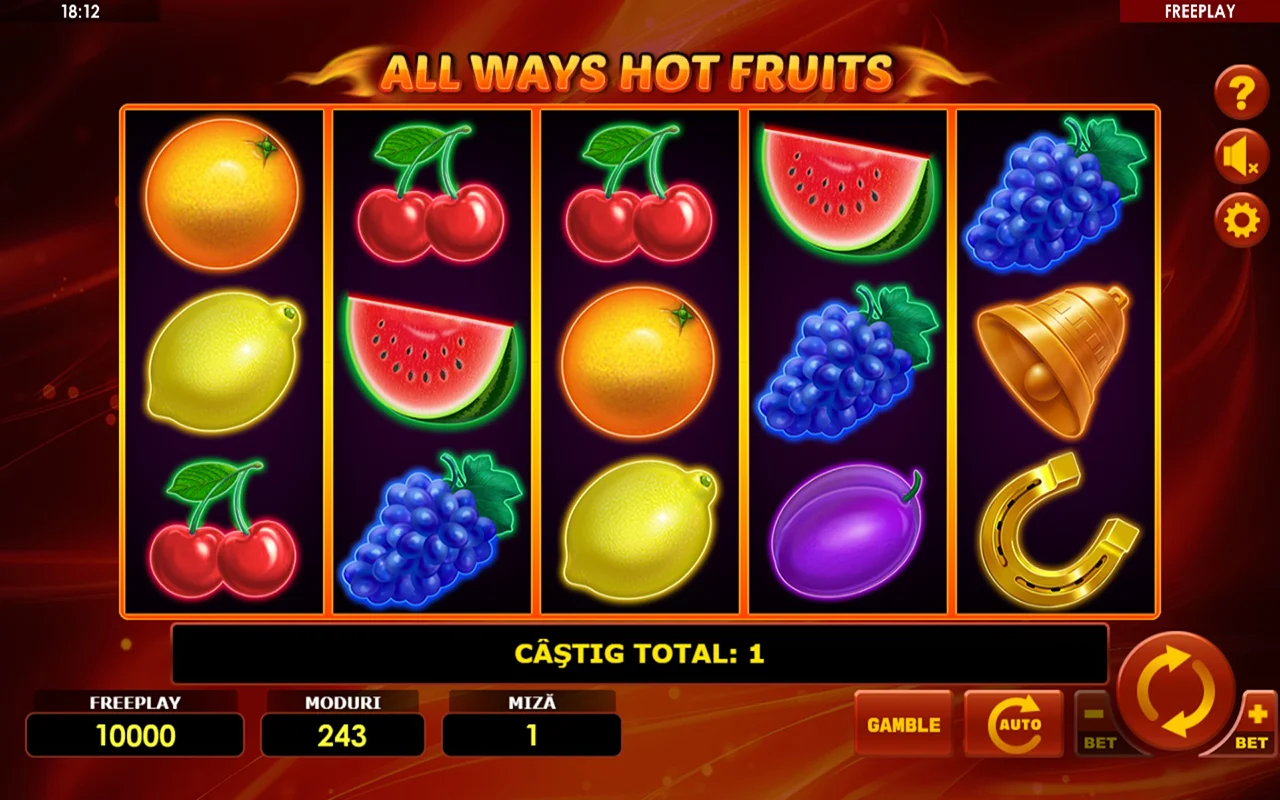 All Ways Hot Fruits demo play