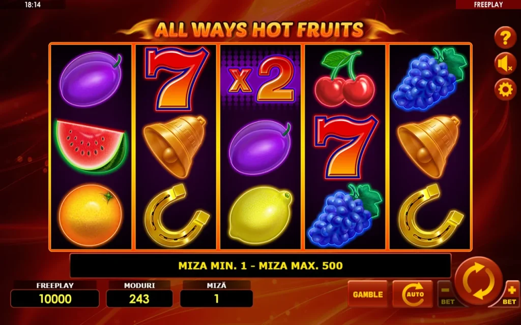 All Ways Hot Fruits Joc Gratuit