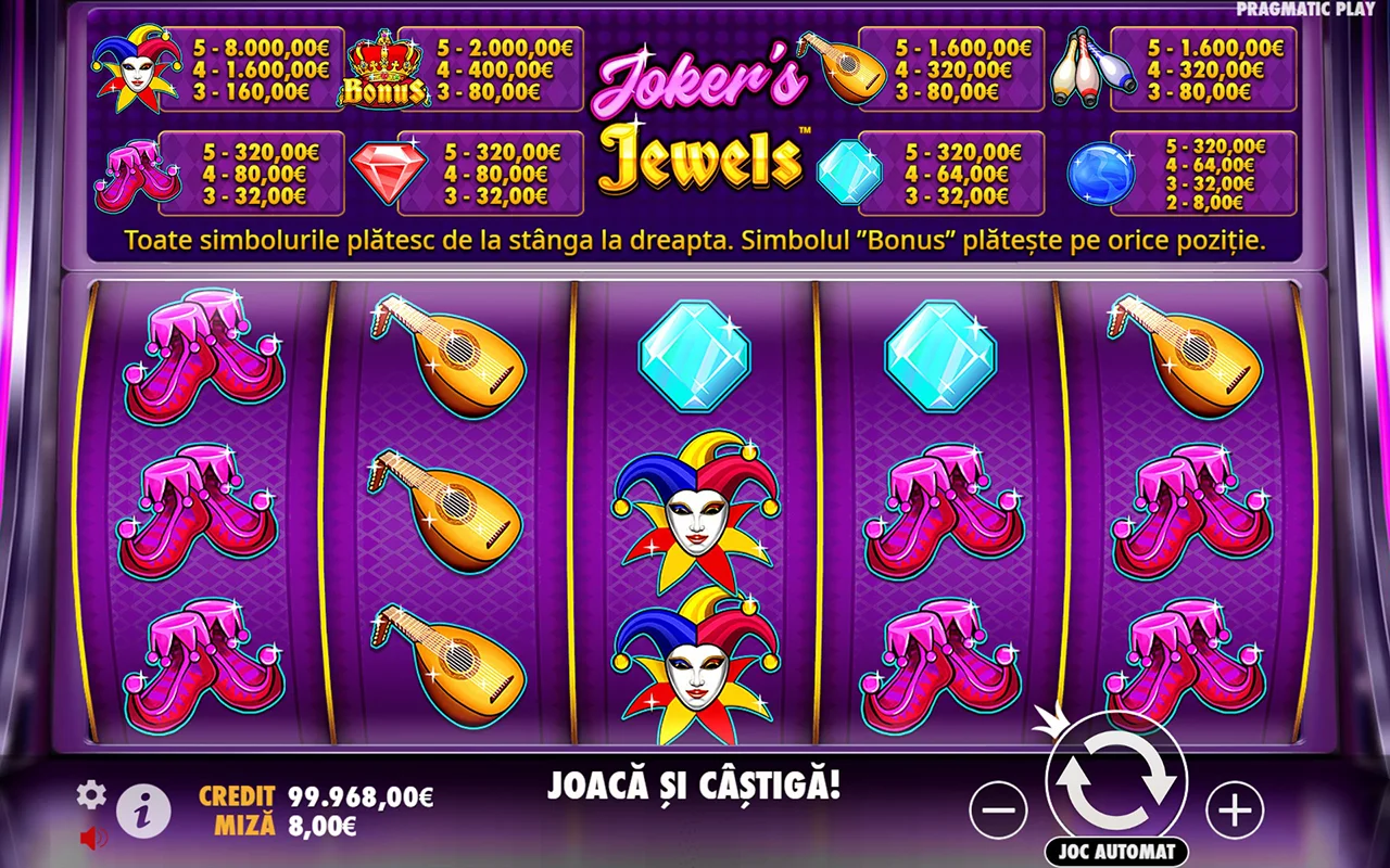 Joker’s Jewels demo play