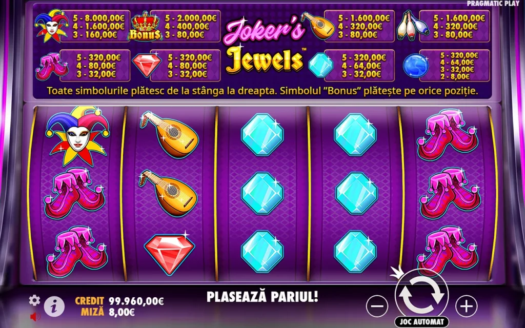 Joker’s Jewels Joc Gratuit