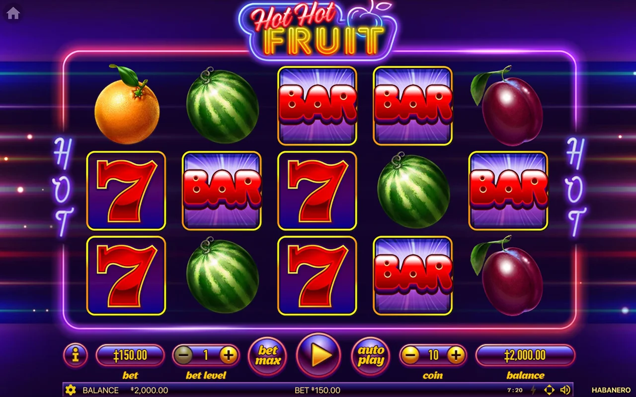 Hot Hot Fruit demo play