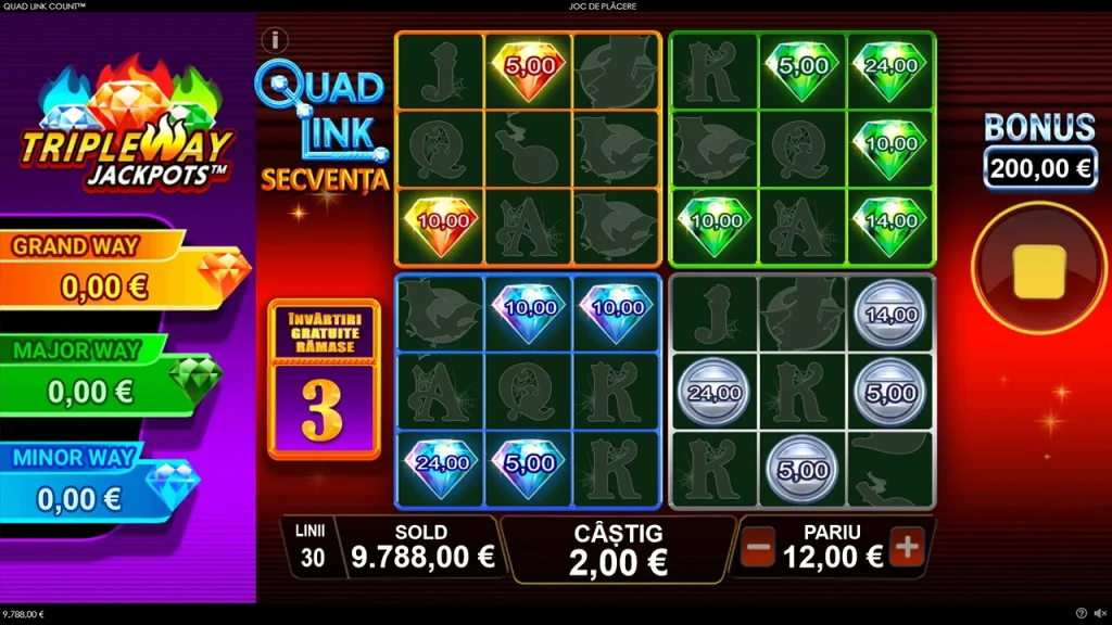 Quad Link Count Jocul Bonus Quad Link Count Jocul Bonus