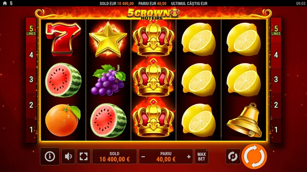 5 Crown Hotfire Simbolurile Speciale 5 Crown Hotfire Simbolurile Speciale