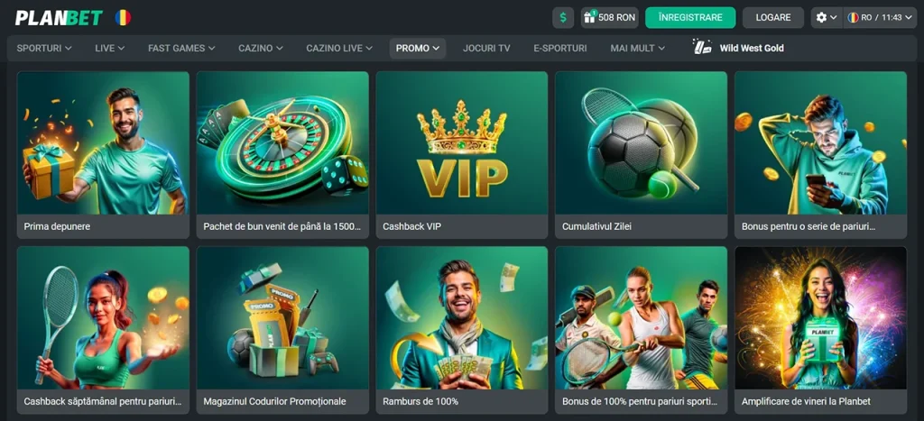 PlanBet Promoții PlanBet Promoții