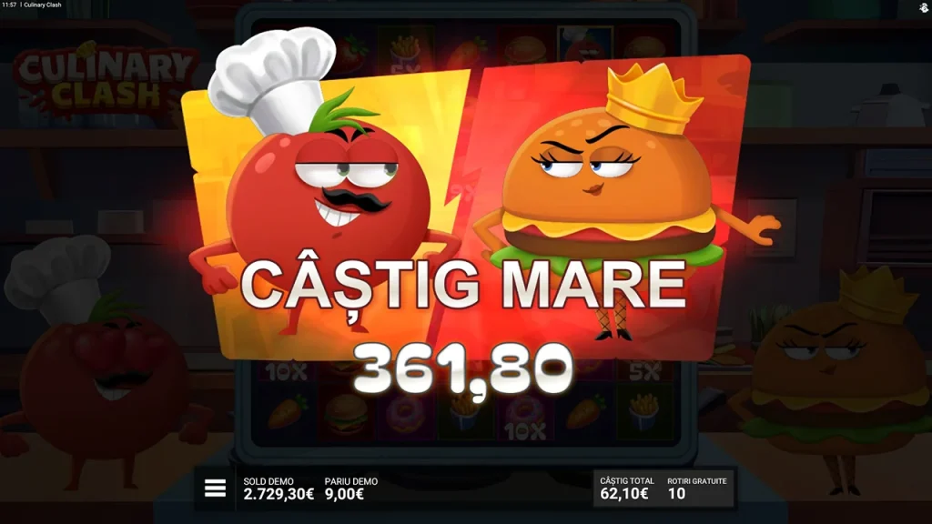 Culinary Clash Câștigă