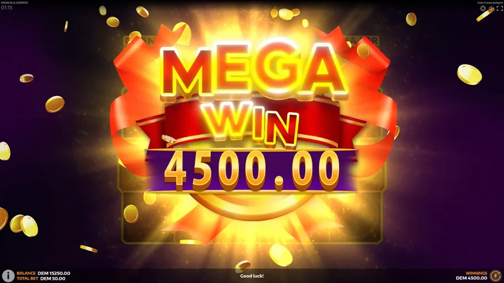 Coin Craze Jackpot Mega Câștig
