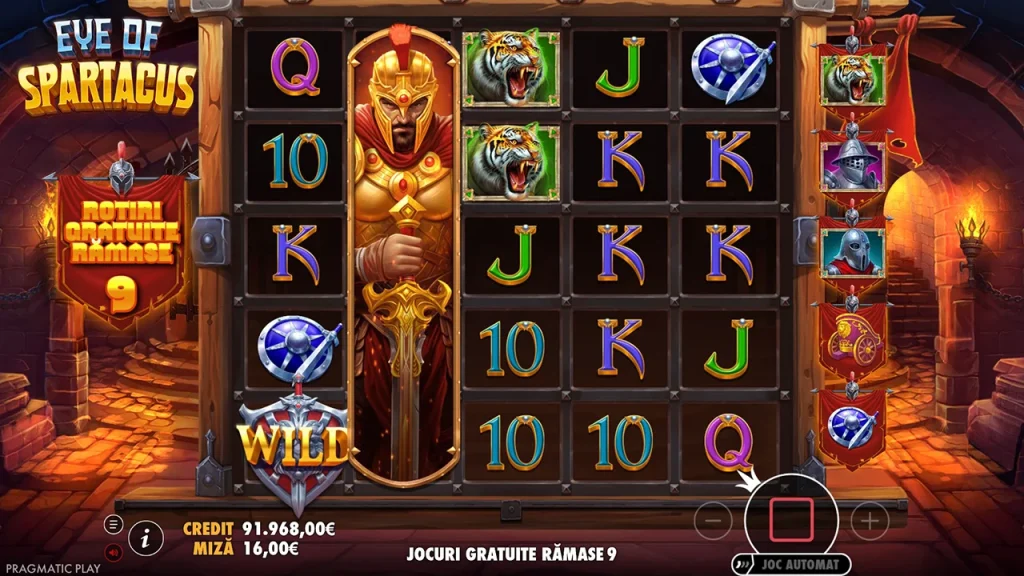 Eye of Spartacus Rotiri Gratuite