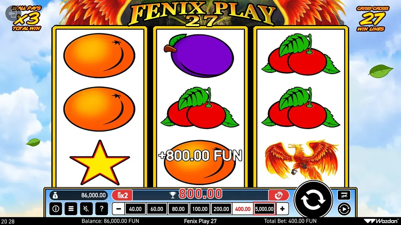 Fenix Play 27 Câștigă