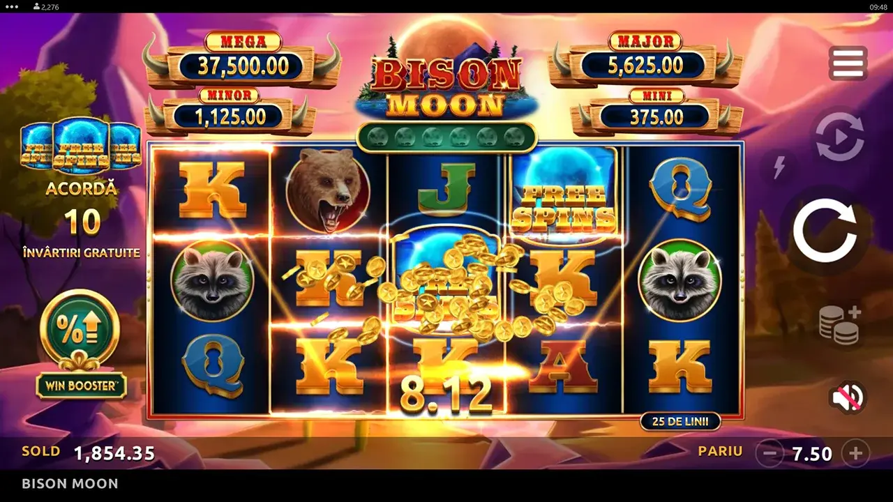 Bison Moon Câștigă