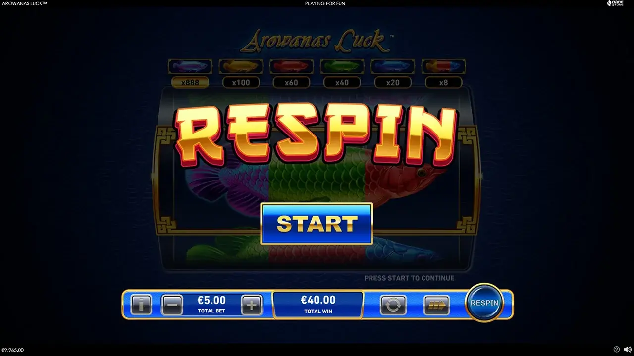 Arowana's Luck™ Rotații Repetate