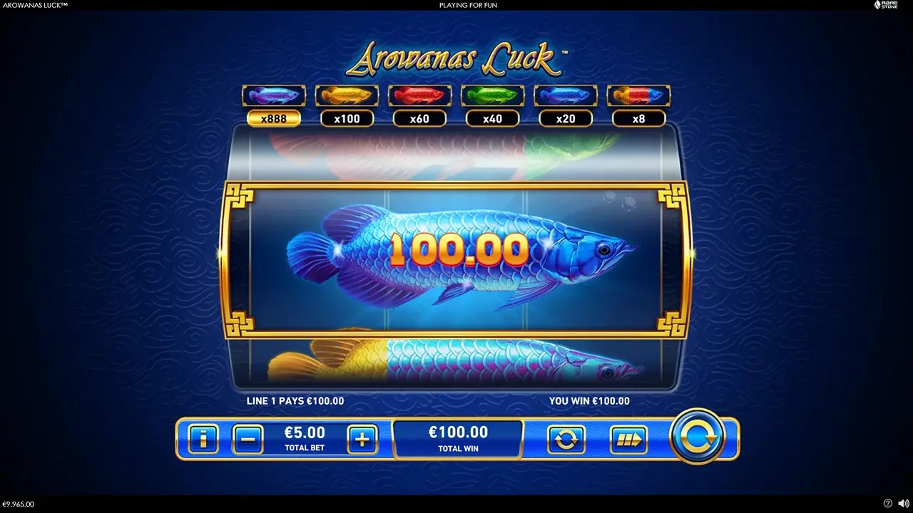 Arowana's Luck™ Câștigă