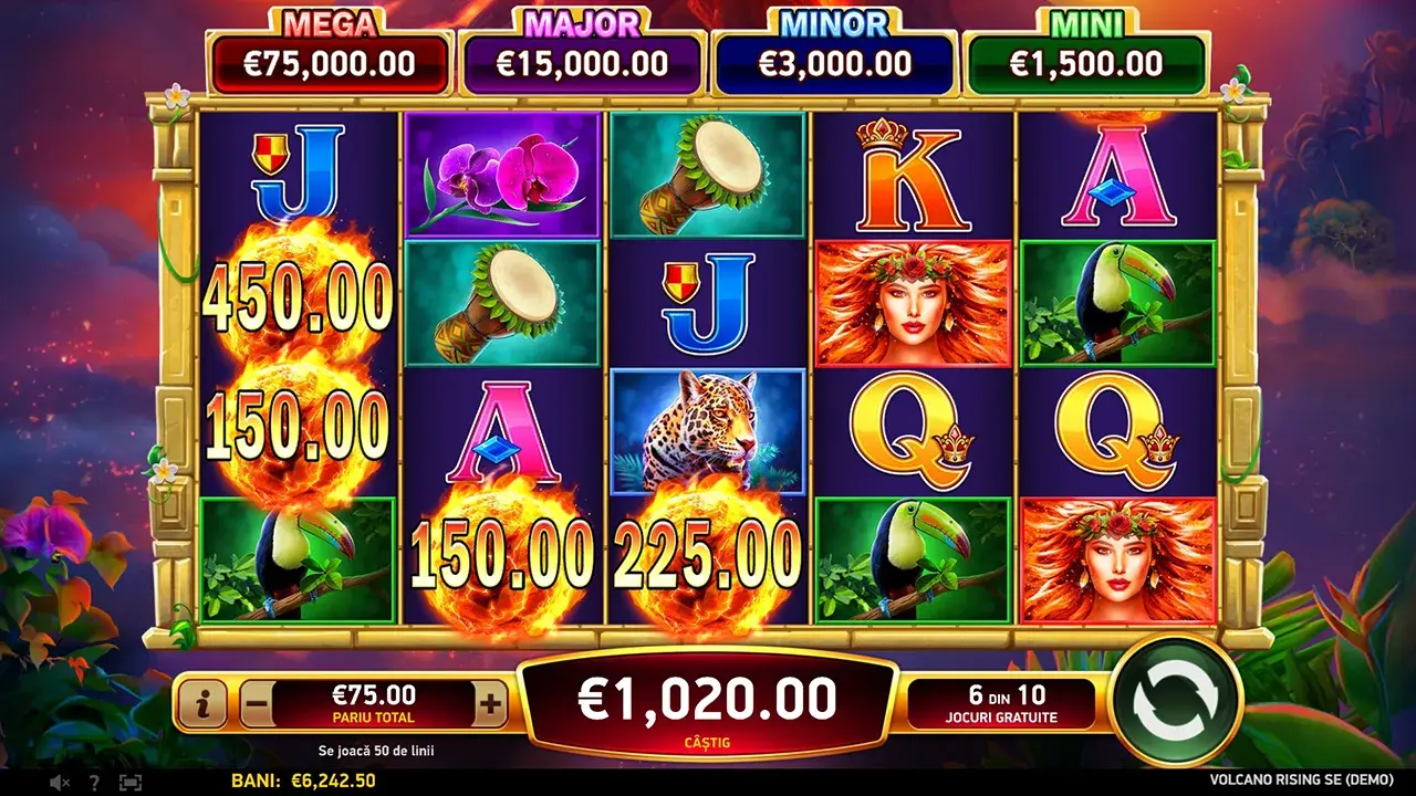 Volcano Rising SE Rotiri Gratuite Volcano Rising SE Rotiri Gratuite