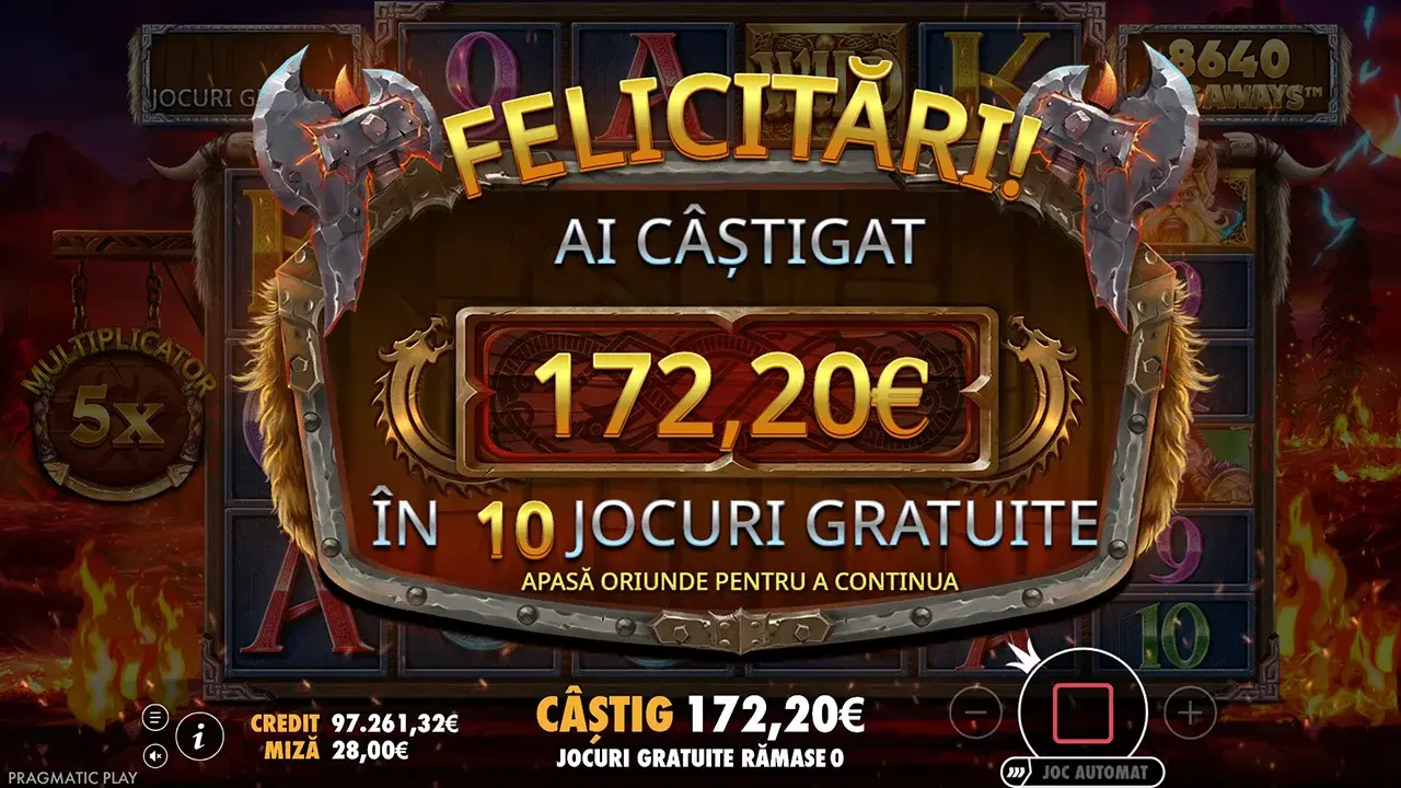 Power of Thor Megaways Câștig Power of Thor Megaways Câștig