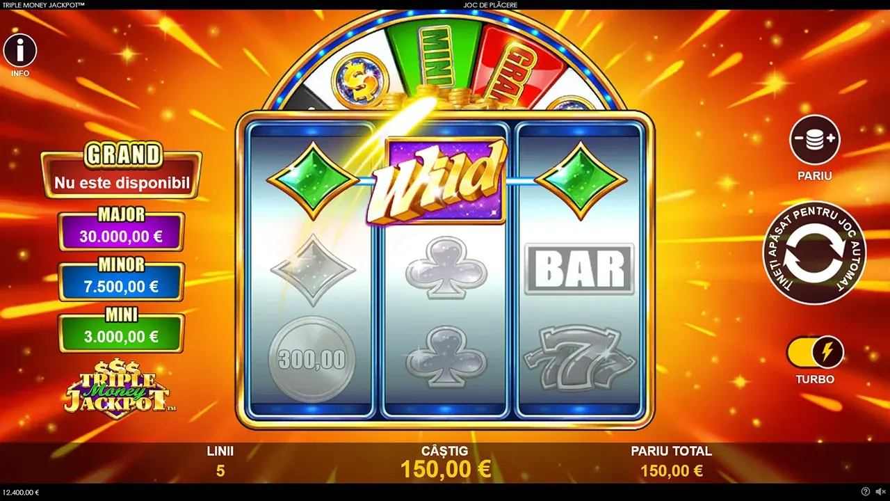 Triple Money Jackpot Simboluri Speciale
