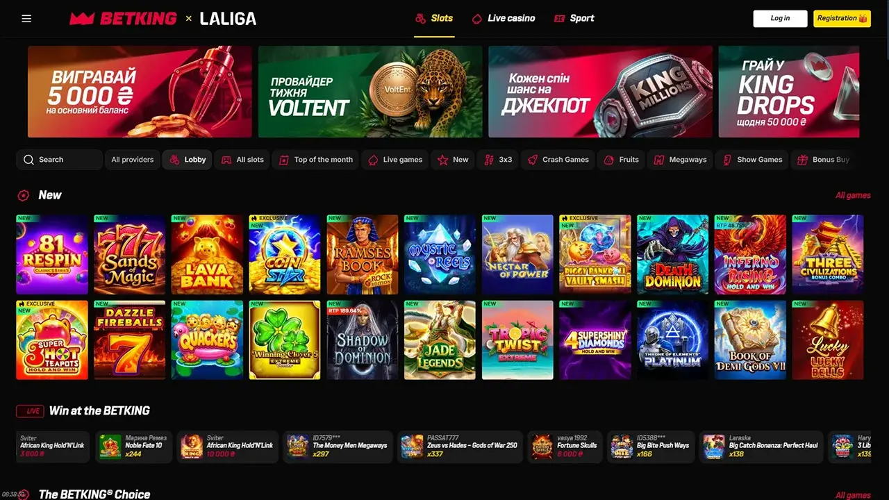 BETKING Casino Jocuri