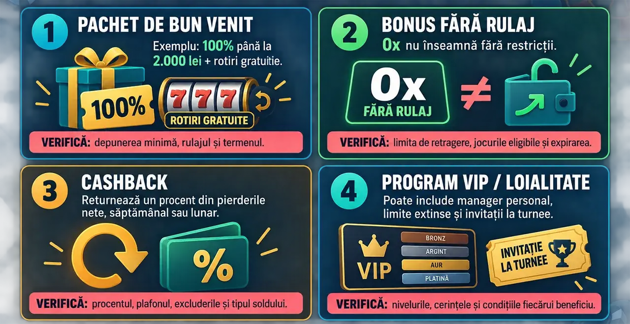 Bonusuri, promoții și fidelizare Bonusuri, promoții și fidelizare