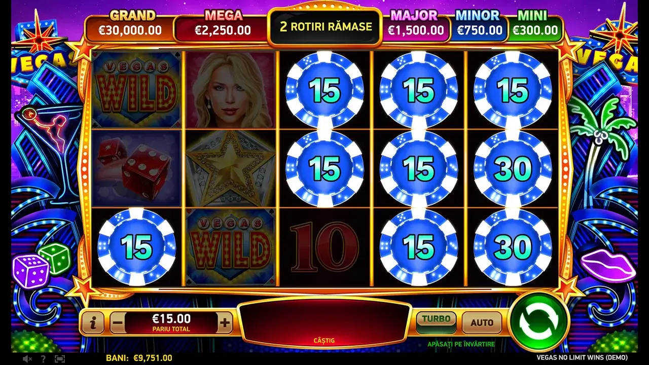 Vegas No Limit Wins Joc Bonus