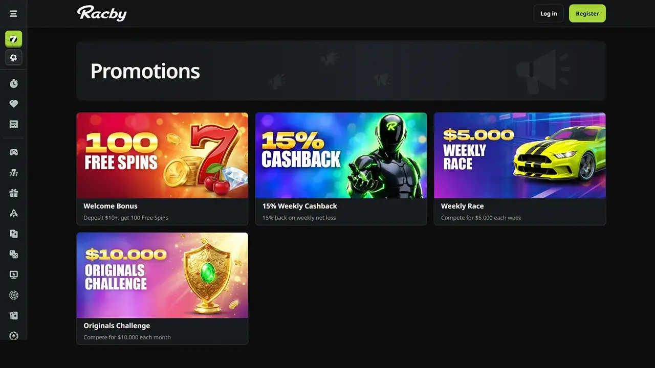 Racby Casino Promoții Racby Casino Promoții